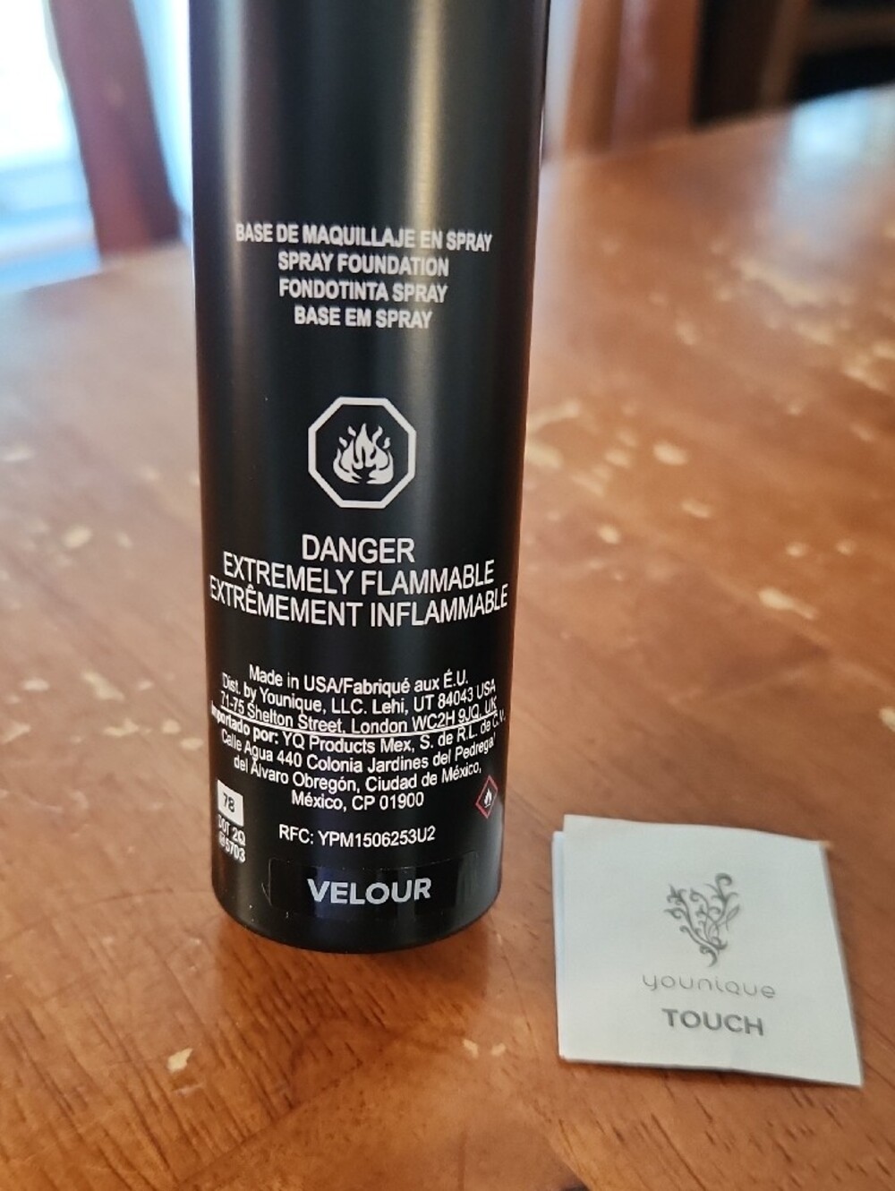 Younique Touch Spray Foundation 1.6 fl oz / 50 ml NIB Velour Discontinued - Picture 7 of 8